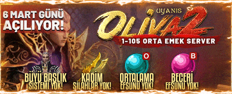 OlivaMt2 1-105 Metin2 PvP SERVER Sunucusu